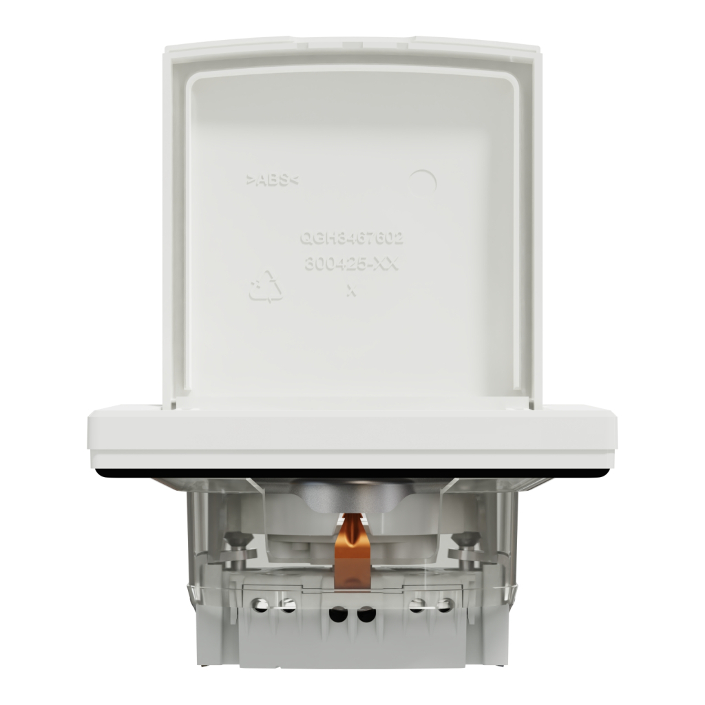 Розетка Schneider Electric ASFORA з кришкою IP44, біла (EPH3100321) - изображение 6