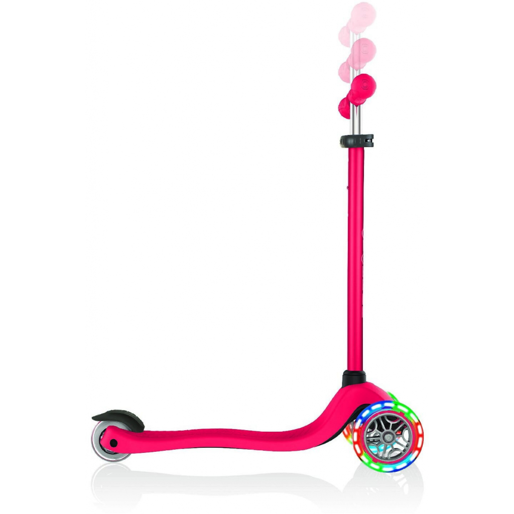 Самокат Globber Primo Lights червоний (674759) - зображення 3