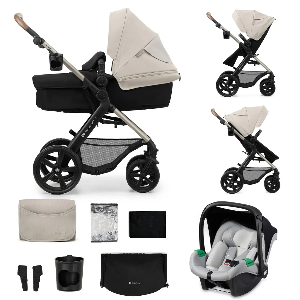 Коляска Kinderkraft 3 в 1 Moov 2 Moonlight Gray (KSMOOV02GRYEV00) (5902533925797) - зображення 12