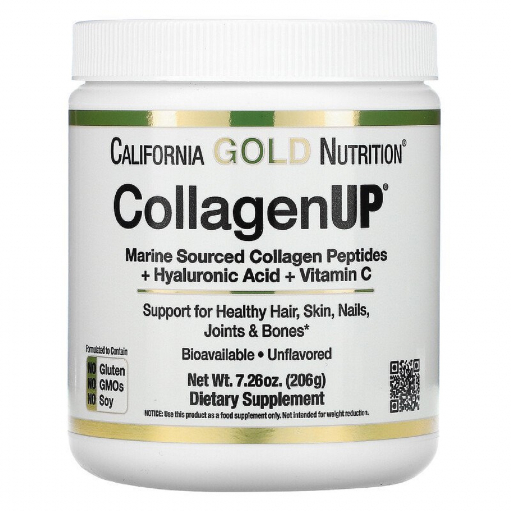 Вітамін California Gold Nutrition Колаген Пептиди UP без ароматизаторів, Collagen, 7,26 унц. (CGN-01033) - зображення 1