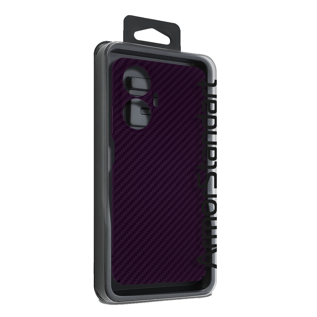 Чохол до мобільного телефона Armorstandart LikeCarbon Realme C55 Purple (ARM71940) - зображення 3