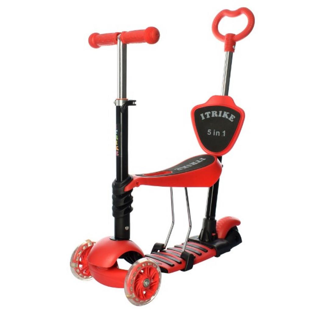 Самокат iTrike Maxi 5 в 1 червоний (JR 3-026-K red) - зображення 1