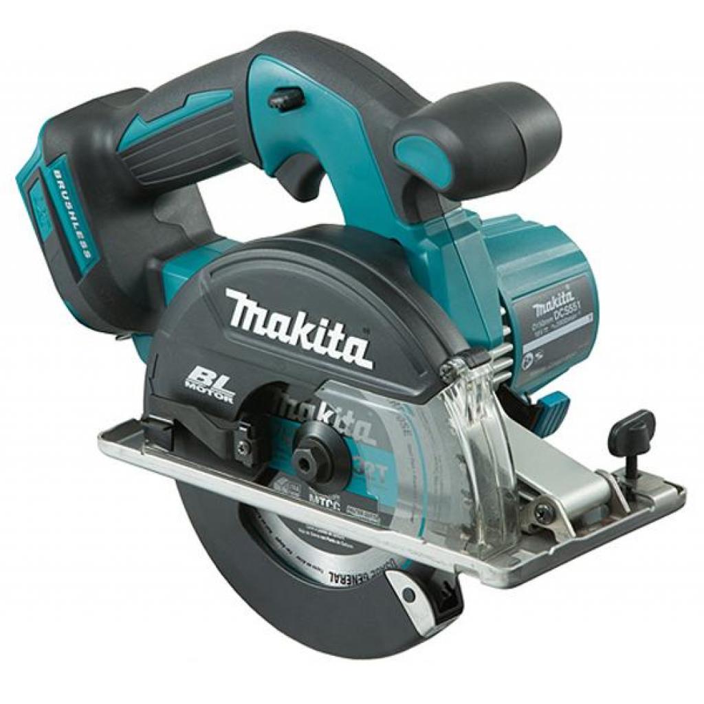Дискова пила Makita по металлу LXT, 135мм (без АКБ и БП) (DCS552Z) - зображення 1