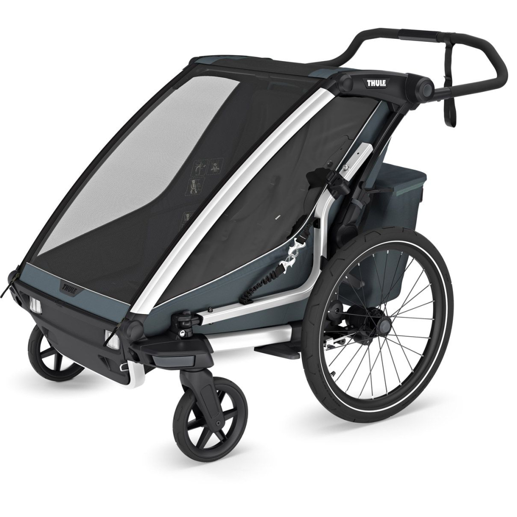Коляска Thule Chariot Cross 2 Double (Dark Slate) (TH 10201035) - зображення 3