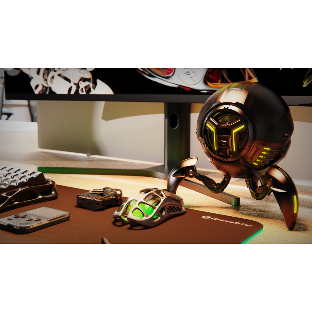 Мишка GravaStar Mercury M1 Pro magnesium alloy body BT/WL/USB-A RGB Gunmetal Gray (GRAVASTARM1PRO_GRY) - зображення 3