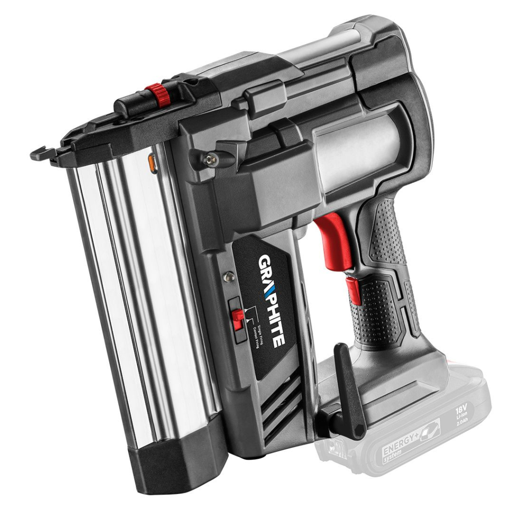 Цвяхозабивач Graphite Energy+ 18V, цвяхи до 50мм, скоби до 40мм, 2.64кг (без АКБ та ЗП) (58G081) - изображение 1