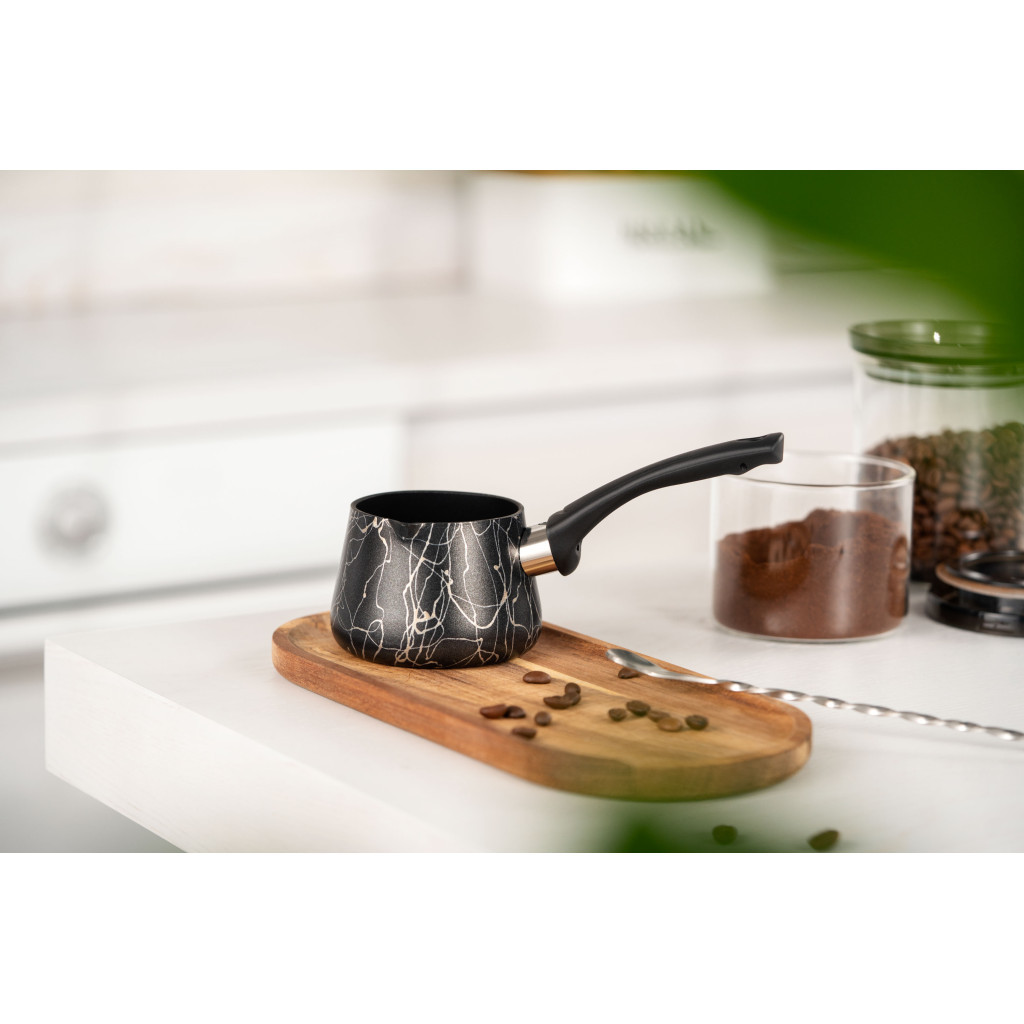 Турка Ardesto BLACK MARS граніт бакелітова ручка 0.35 (AR0835SG) - зображення 2