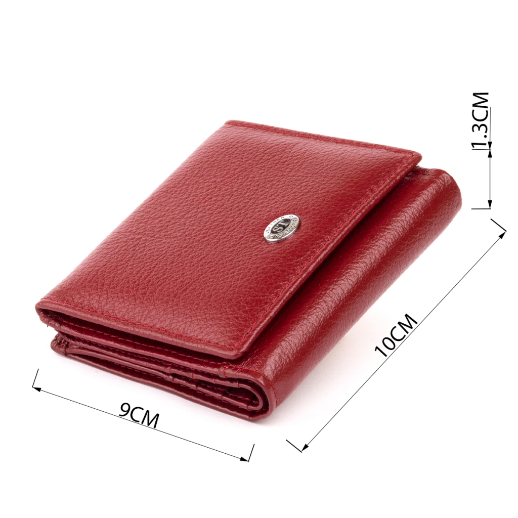 Гаманець ST Leather Бордовий (19257) - зображення 3