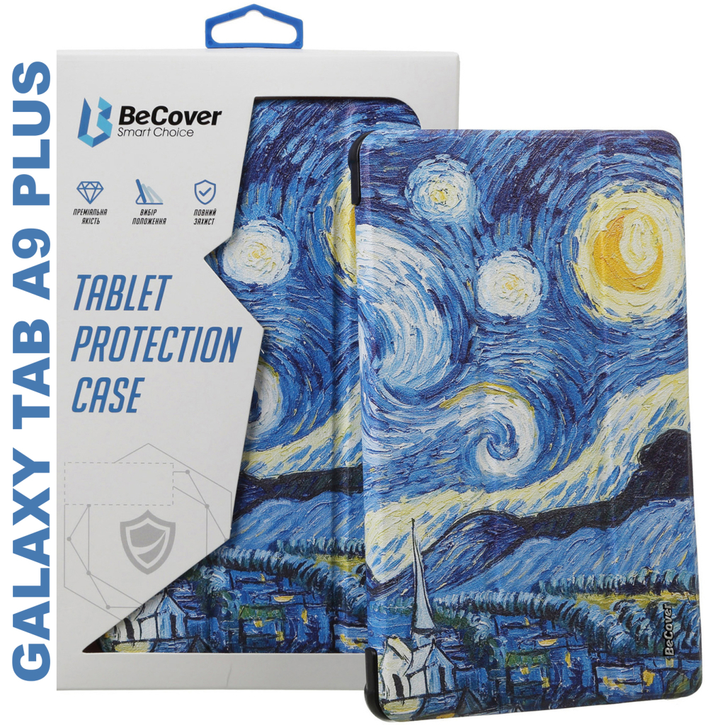 Чохол до планшета BeCover Smart Case Samsung Tab A9 Plus SM-X210/SM-X215/SM-X216 11.0" Night (710320) - зображення 1
