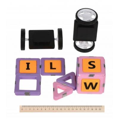 Конструктор Magplayer магнітний набір бокс 81 ел. (MPT2-81) - зображення 3