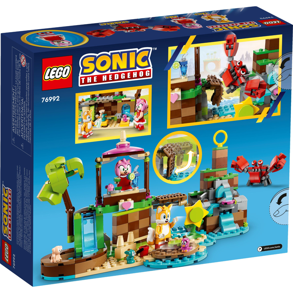 Конструктор LEGO Sonic the Hedgehog Острів Емі для порятунку тварин 388 деталей (76992) - зображення 8
