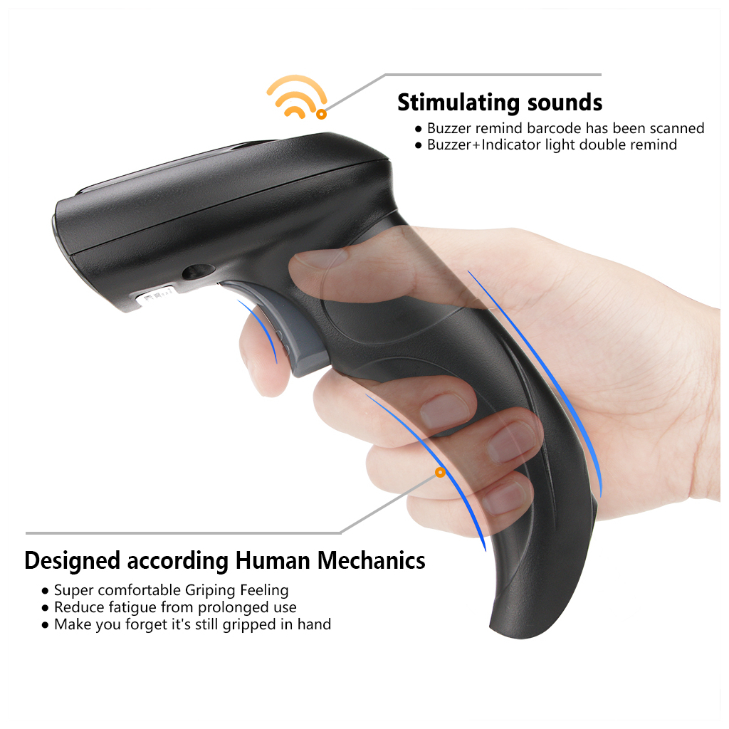 Сканер штрих-коду Heroje C1270BW 2D USB, Bluetooth (H-C1270BW-0101) - зображення 5