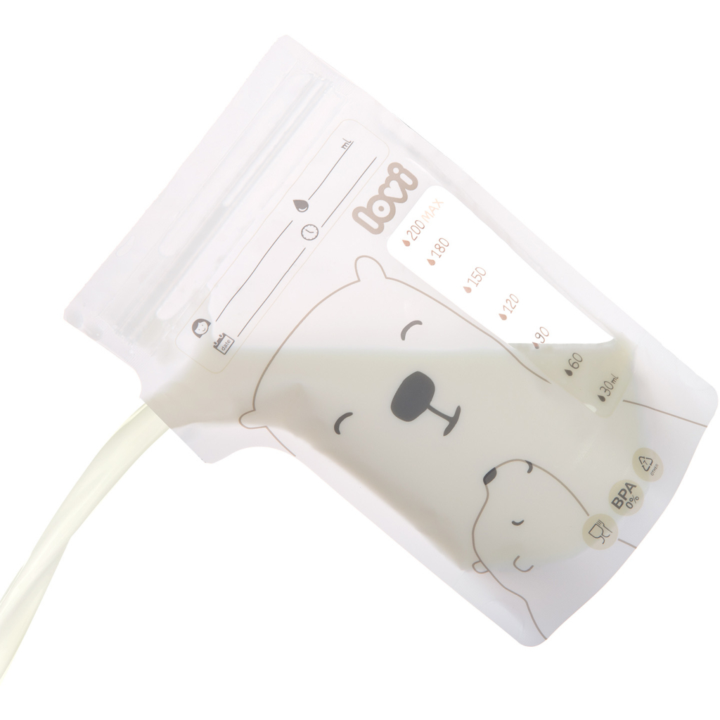 Пакет для зберігання грудного молока Lovi Buddy bear 25 шт (12/208) - зображення 6