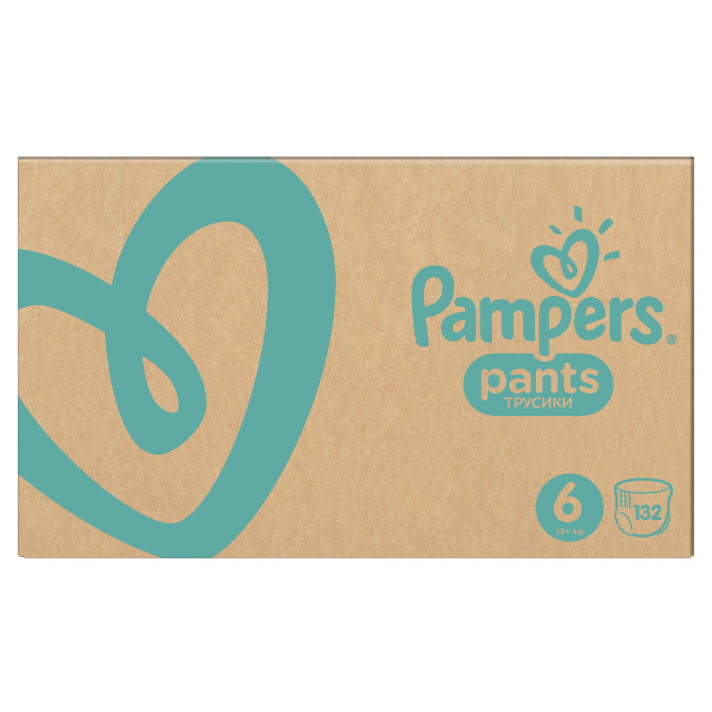 Підгузки Pampers трусики Pants Extra Large Розмір 6 (15+ кг) 132 (8001090808080) - зображення 3
