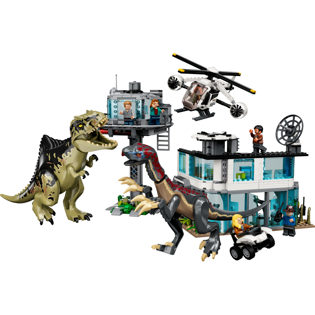 Конструктор LEGO Jurassic World Напад гіганотозавра та теризинозавра 810 деталей (76949) - зображення 9