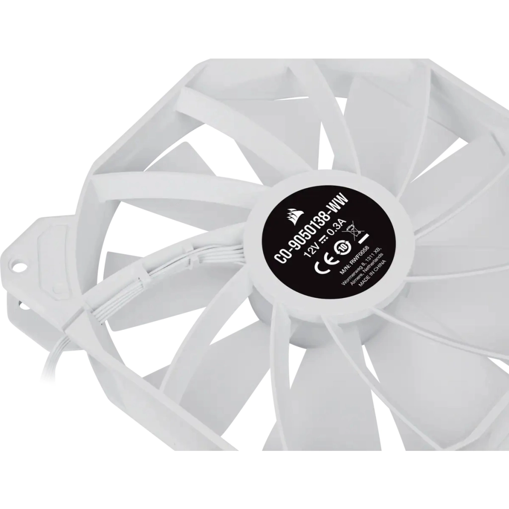 Кулер до корпусу Corsair SP140 RGB ELITE White (CO-9050139-WW) - зображення 9