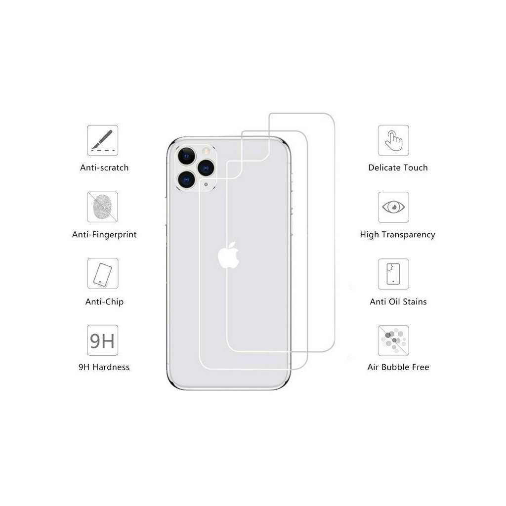 Скло захисне Drobak Back Panel Apple iPhone 12 mini (232334) - зображення 2