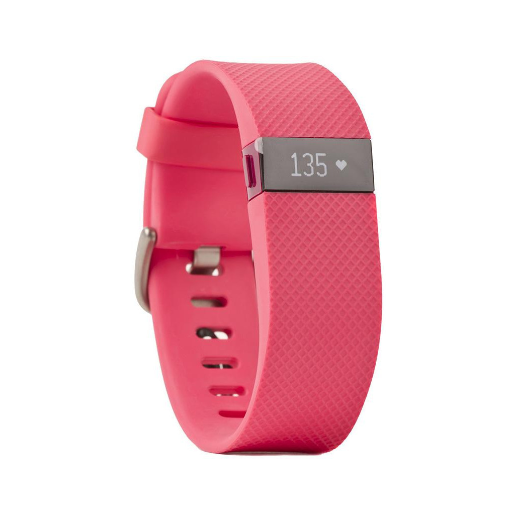 Фітнес браслет Fitbit Charge HR Large Pink - зображення 1