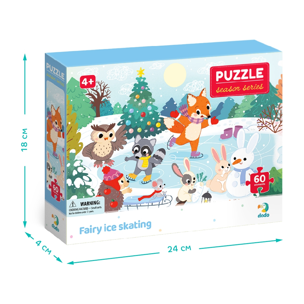 Пазл DoDo Чарівна ковзанка, 60 елементів (300410) - зображення 5