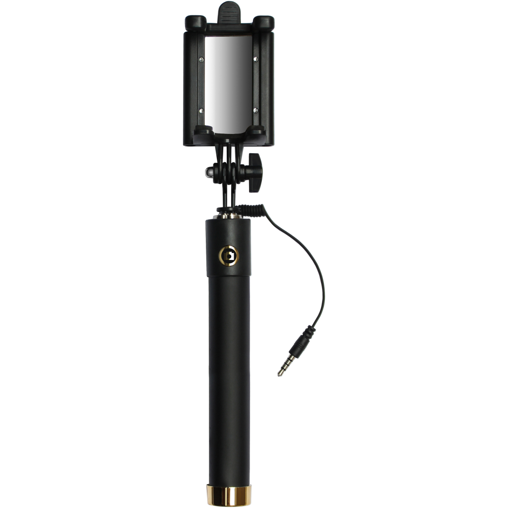Монопод для селфі Grand-X Mirror 360 + дзеркало U-кріплення Gold (MI3UG) - зображення 2