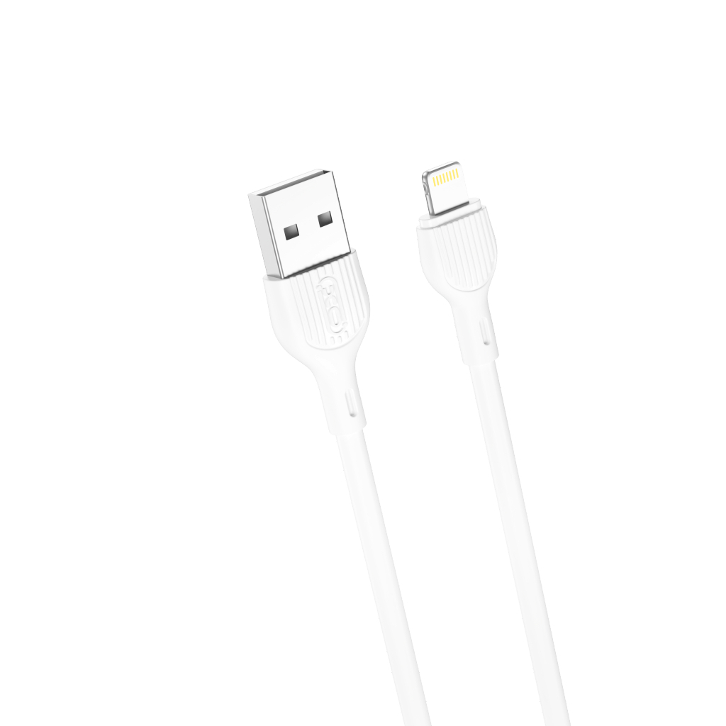 Дата кабель USB 2.0 AM to Lightning 2.0m 2.1A white XO (NB200-L2-WH) - изображение 1