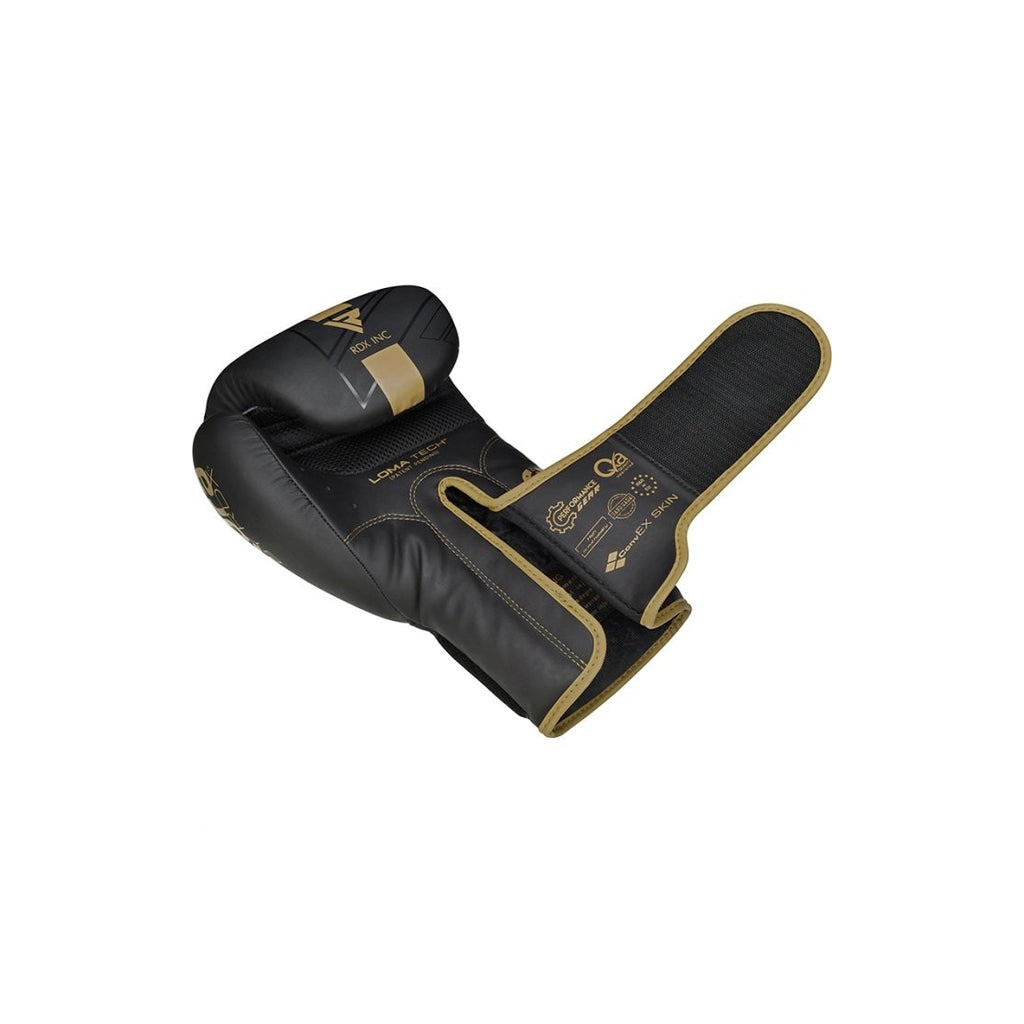 Боксерські рукавички RDX F6 Kara Matte Golden 6 унцій (BGR-F6MGL-6OZ) - зображення 8