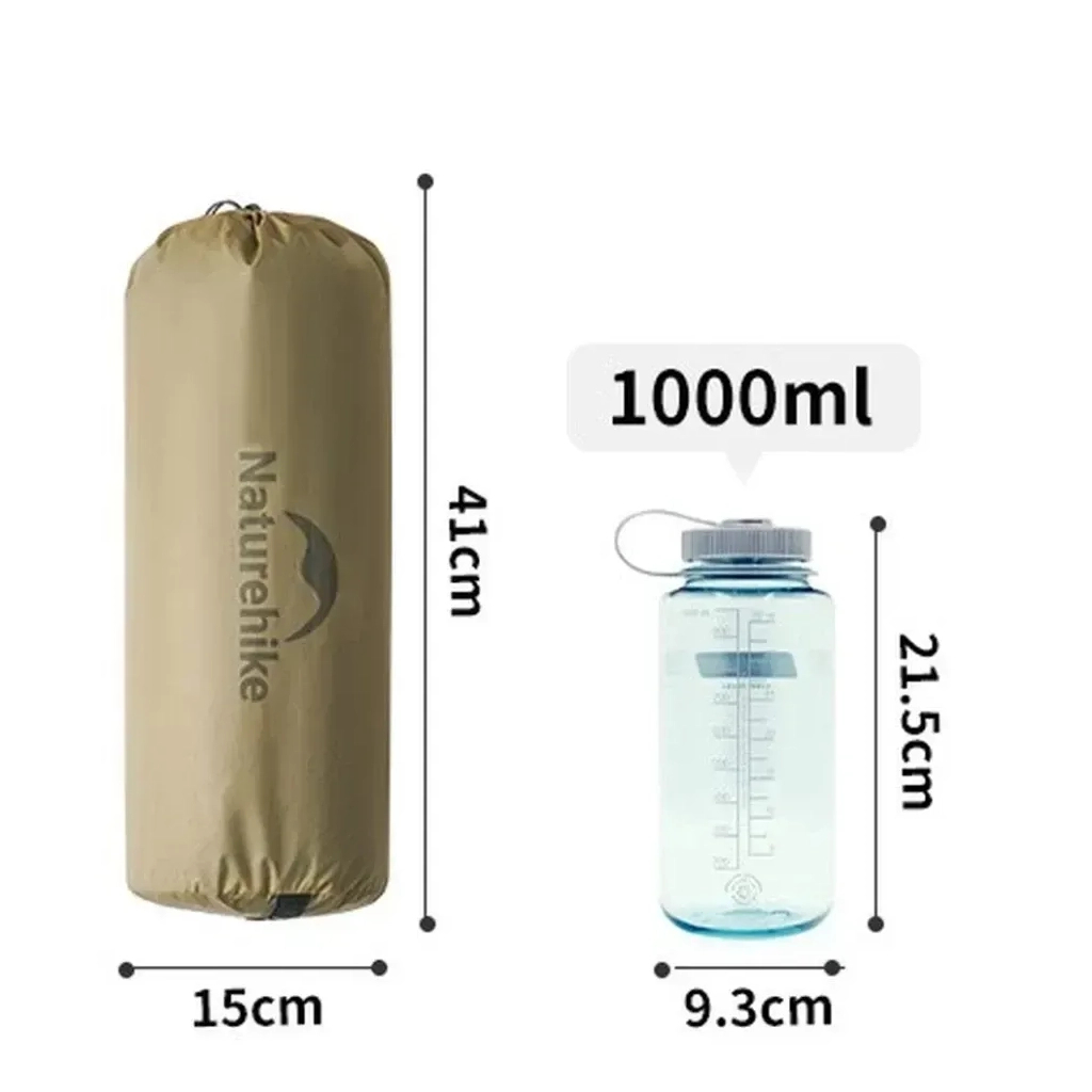 Намет Naturehike надлегкий двомісний Mongar CNK2550WS016, 15D, сiрий (6927595770504) - зображення 9