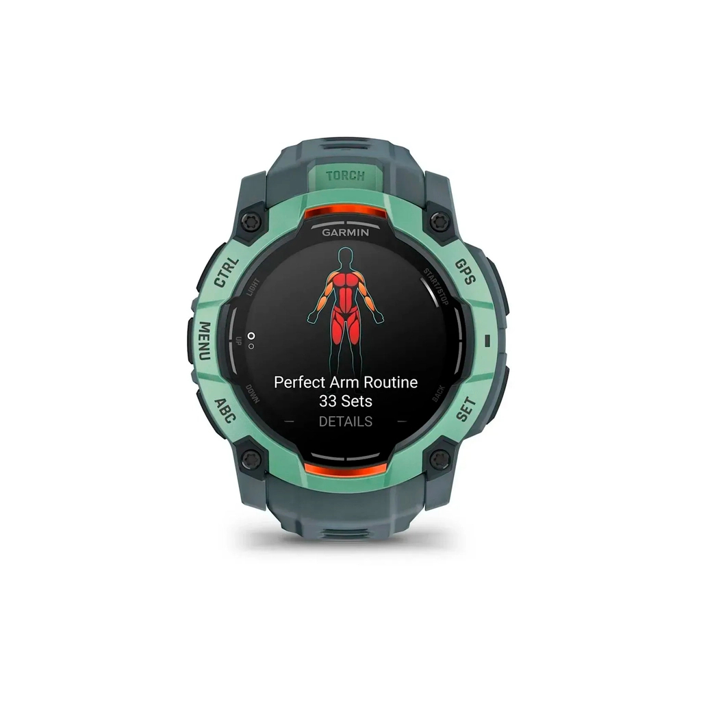 Смарт-годинник Garmin Instinct 3, 50mm, AMOLED, Neotropic Bezel with Twilight Band, GPS смарт-годинник (010-03020-01) - зображення 3