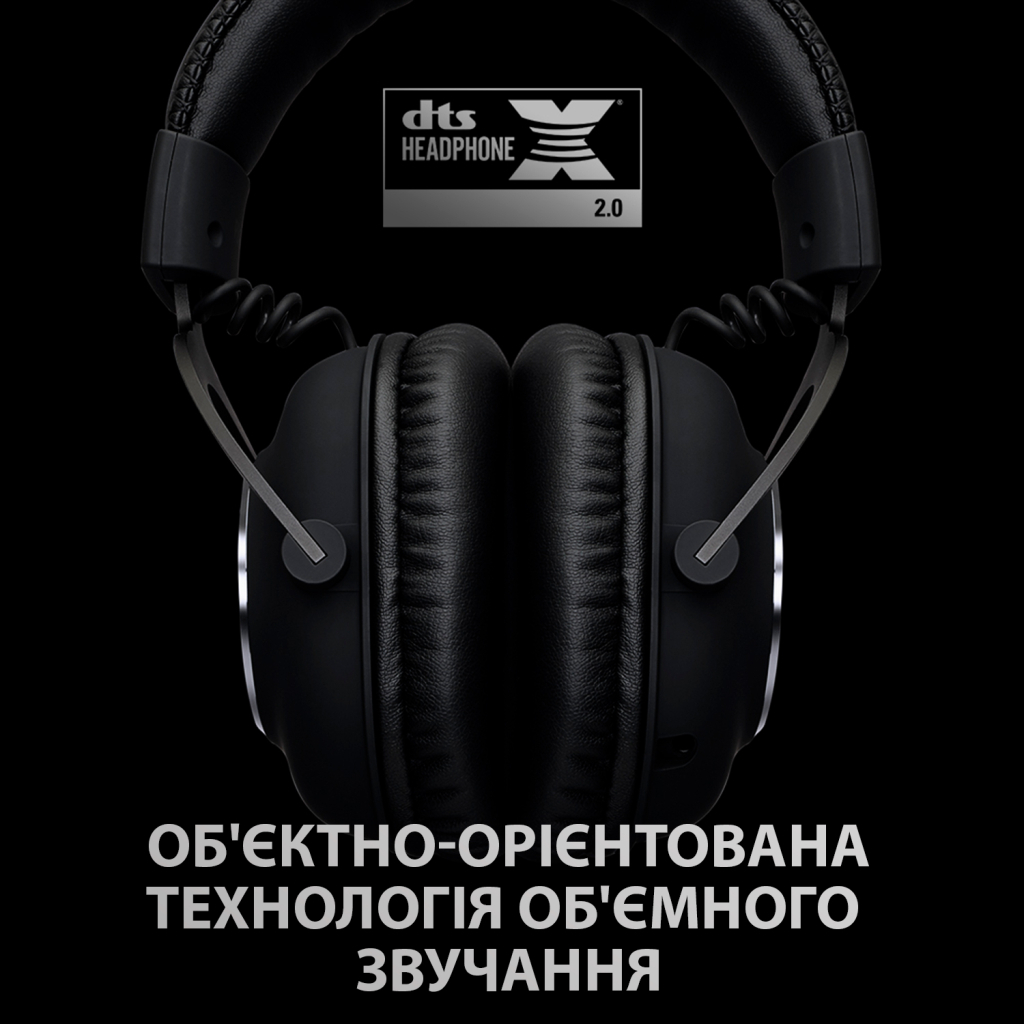 Навушники Logitech G PRO X Wireless Lightspeed Black (981-000907) - зображення 7