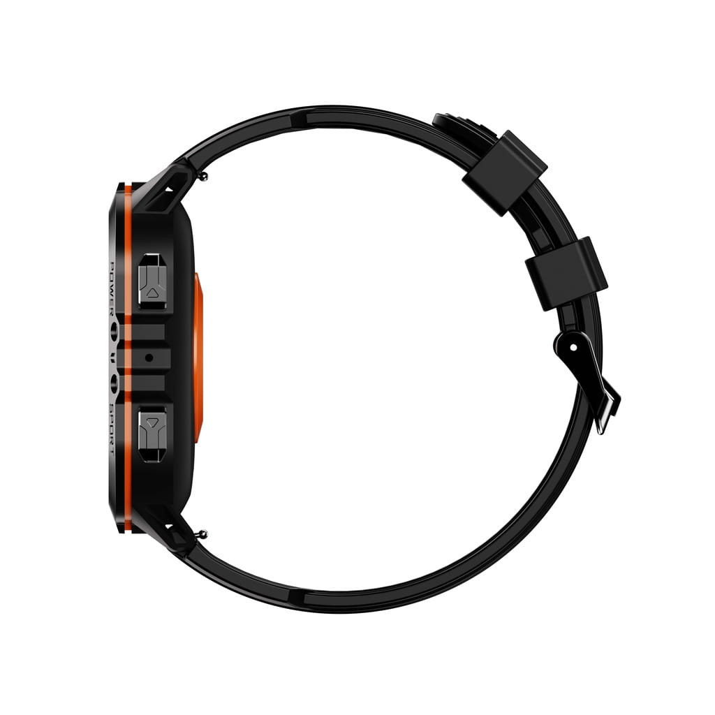 Смарт-годинник OUKITEL BT20 Black-orange (6931940742177) - зображення 4