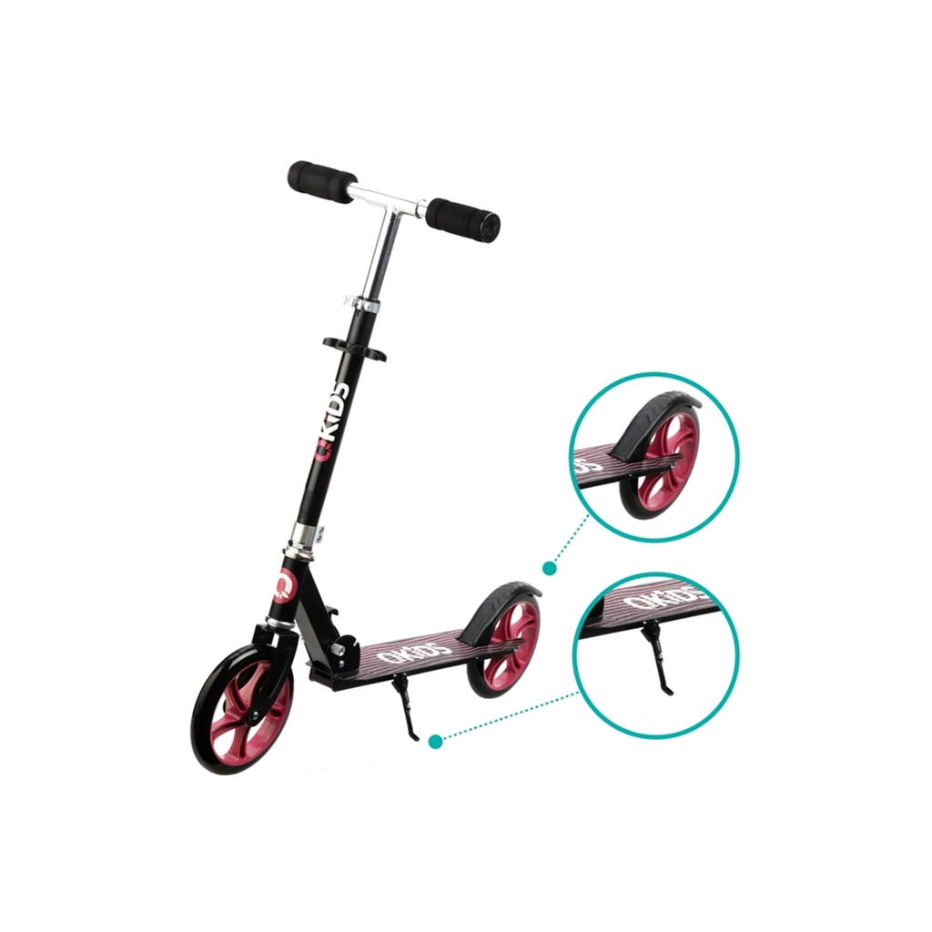 Самокат Qkids Weiss Black/Pink (HUBA00001) - зображення 4