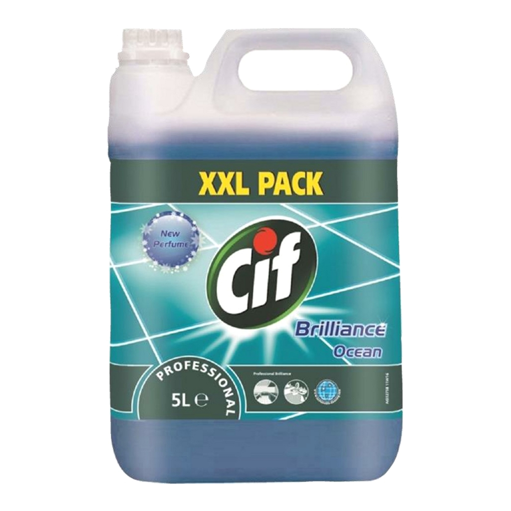 Засіб для миття підлоги Cif Brilliance Ocean 5 л (7615400116263) - зображення 1