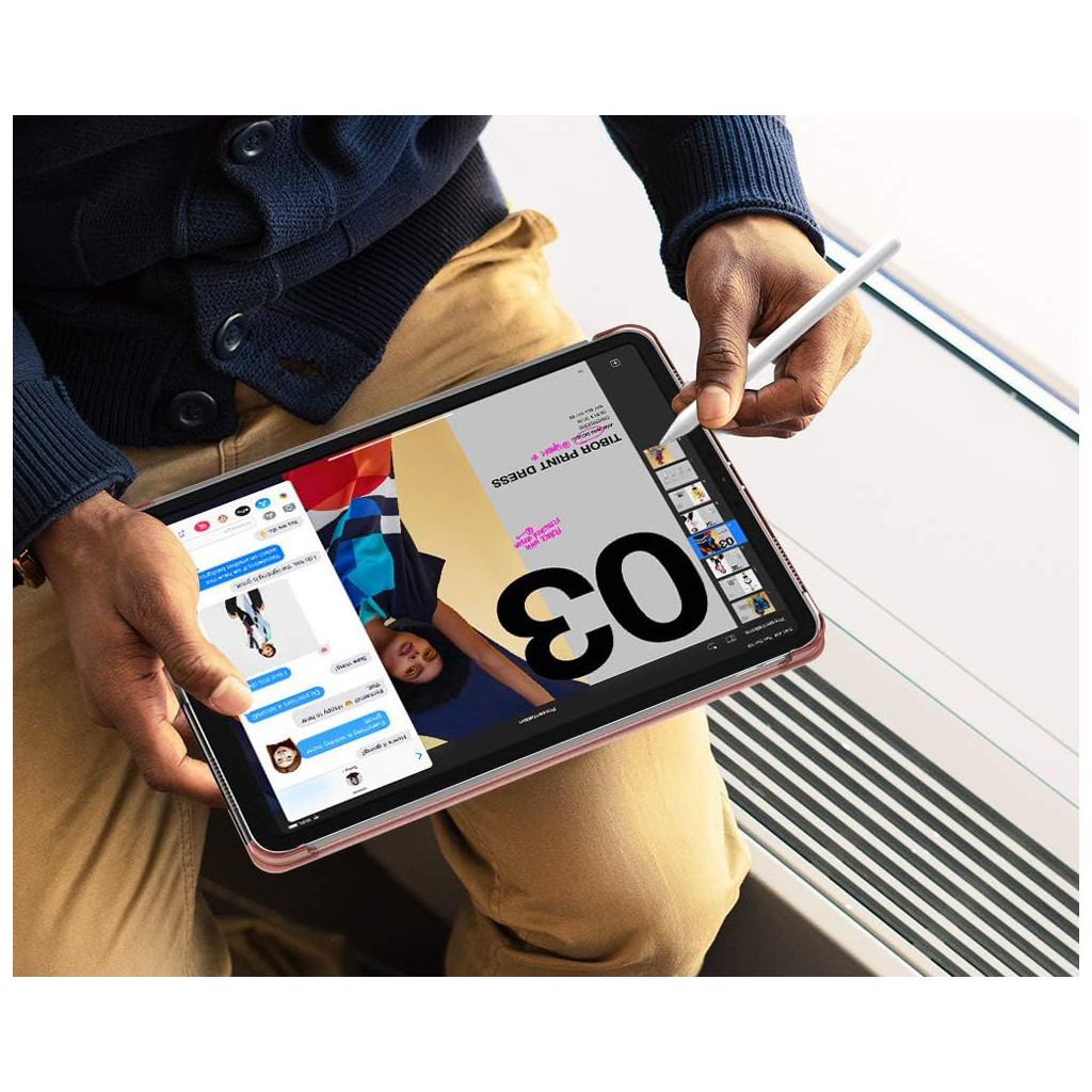 Чохол до планшета BeCover Tri Fold Hard Apple iPad Air 11" M2/M3 (2024/2025) Pink (711416) - зображення 6