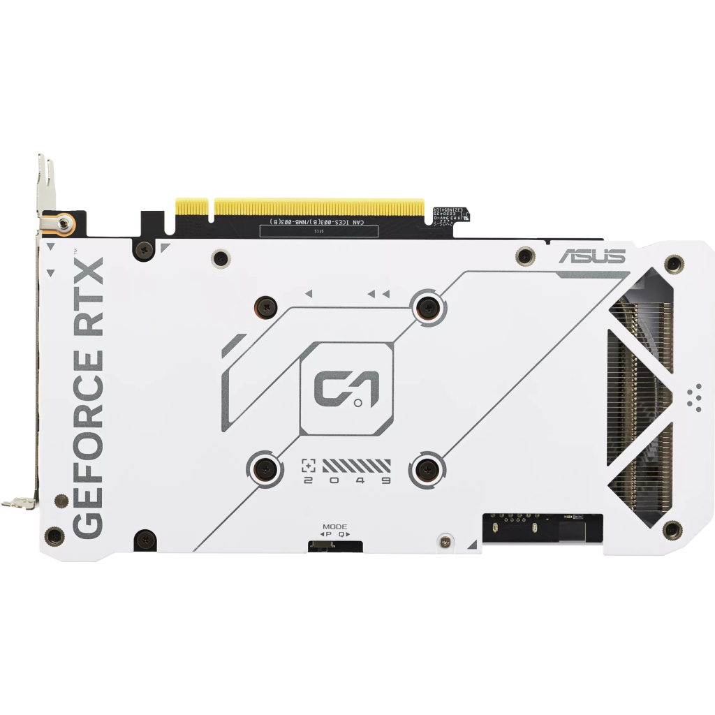 Відеокарта ASUS GeForce RTX4070 SUPER 12Gb DUAL OC WHITE EVO (DUAL-RTX4070S-O12G-EVO-WHITE) - зображення 4