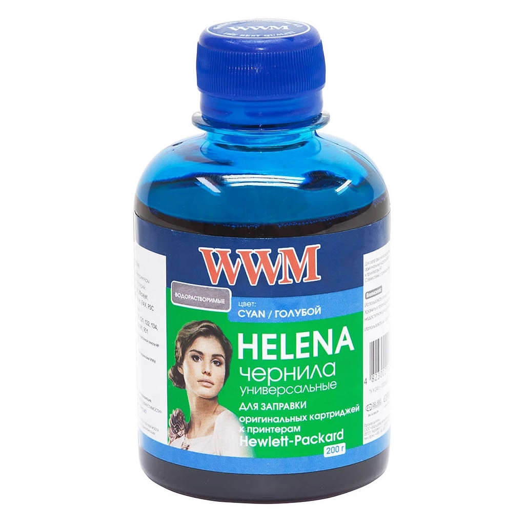Чорнило WWM HP UNIVERSAL HELENA Cyan (HU/C) - зображення 1
