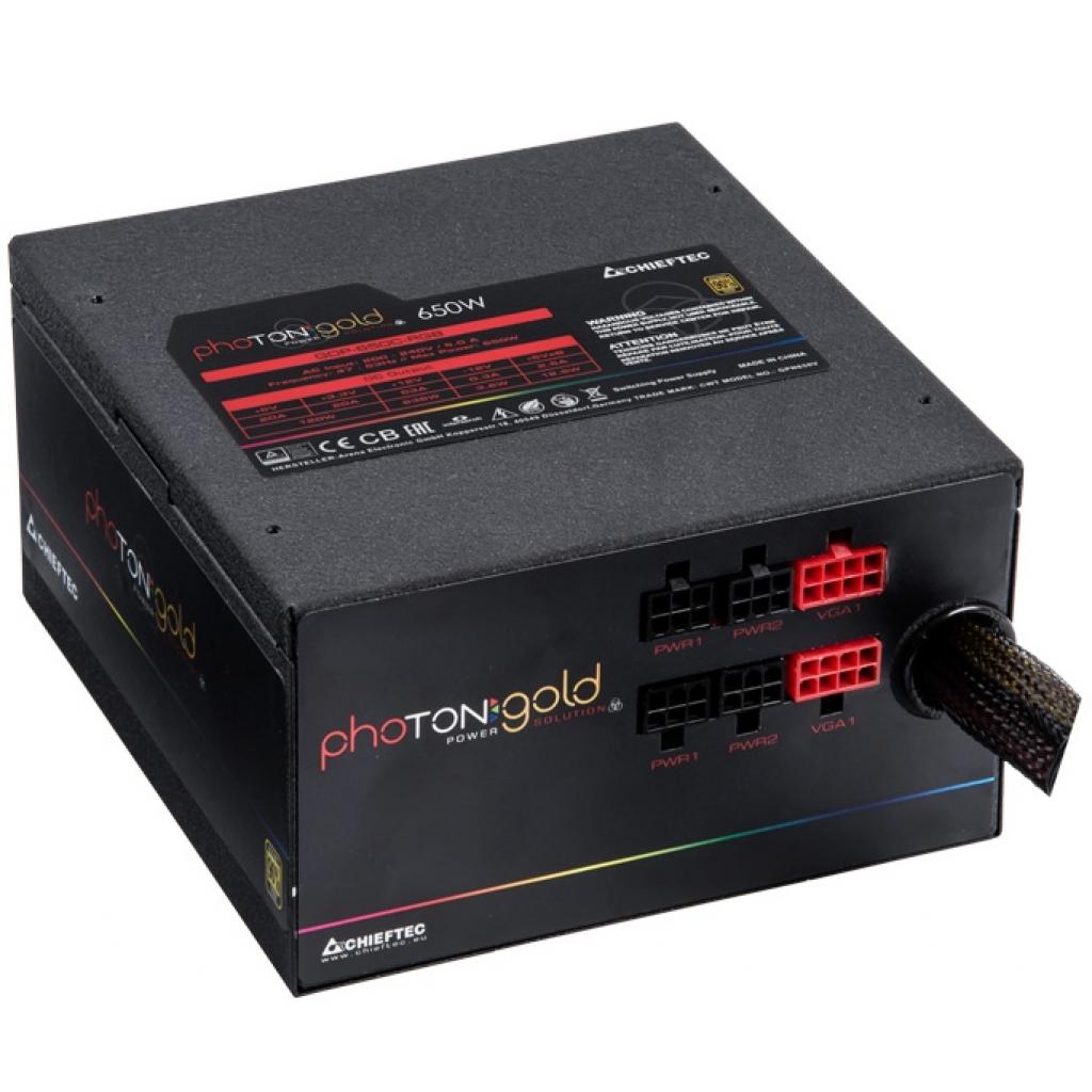 Блок живлення Chieftec 650W (GDP-650C-RGB) - изображение 2
