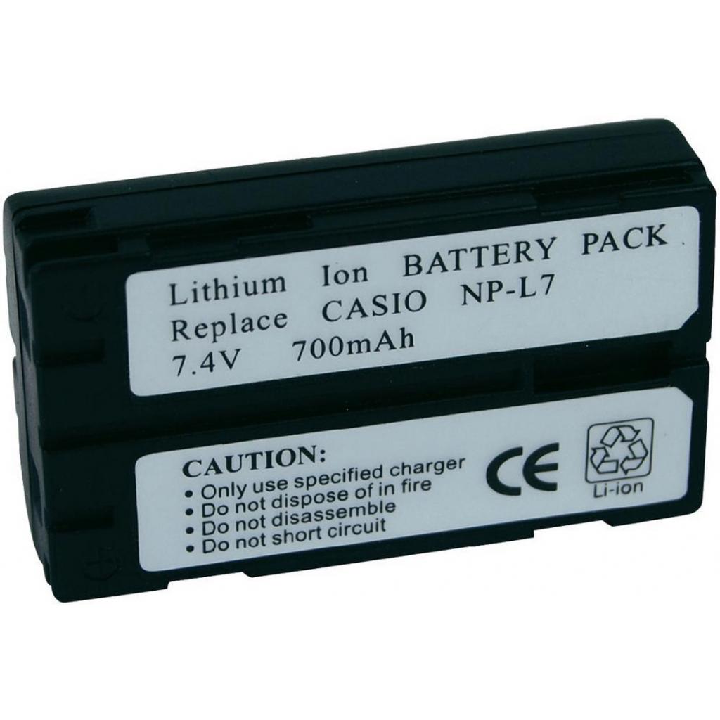 Акумулятор до фото/відео Extradigital Casio NP-L7 (DV00DV1041) - изображение 1