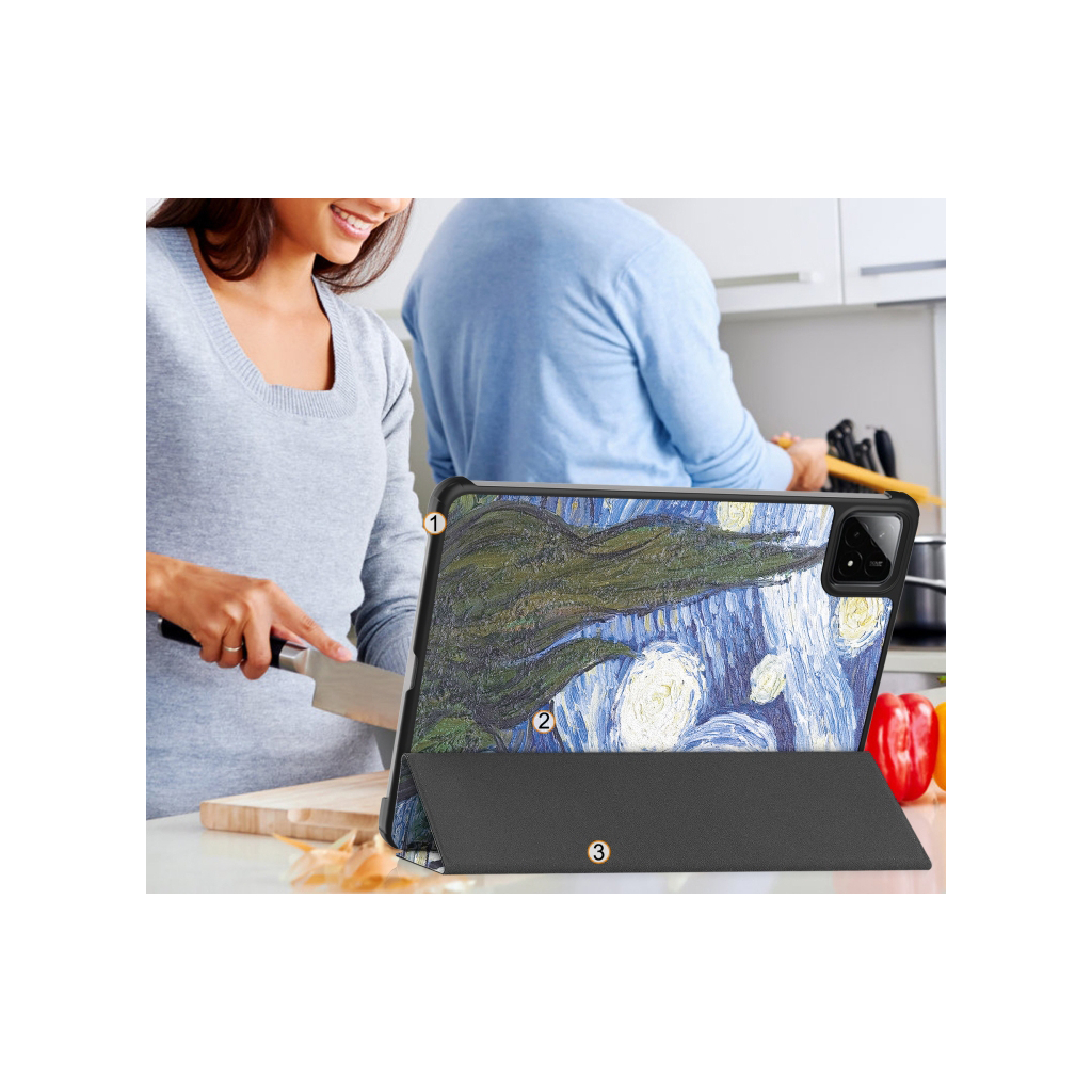 Чохол до планшета BeCover Smart Case Xiaomi Pad 7 / 7 Pro 11.2" Night (712807) - зображення 9