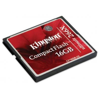 Карта пам'яті Kingston Compact Flash Card 16GB 266x (CF/16GB-U2) - зображення 2