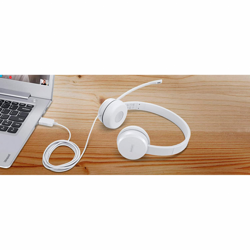Навушники Lenovo 110 Stereo USB Headset (GXD1B67867) - зображення 5