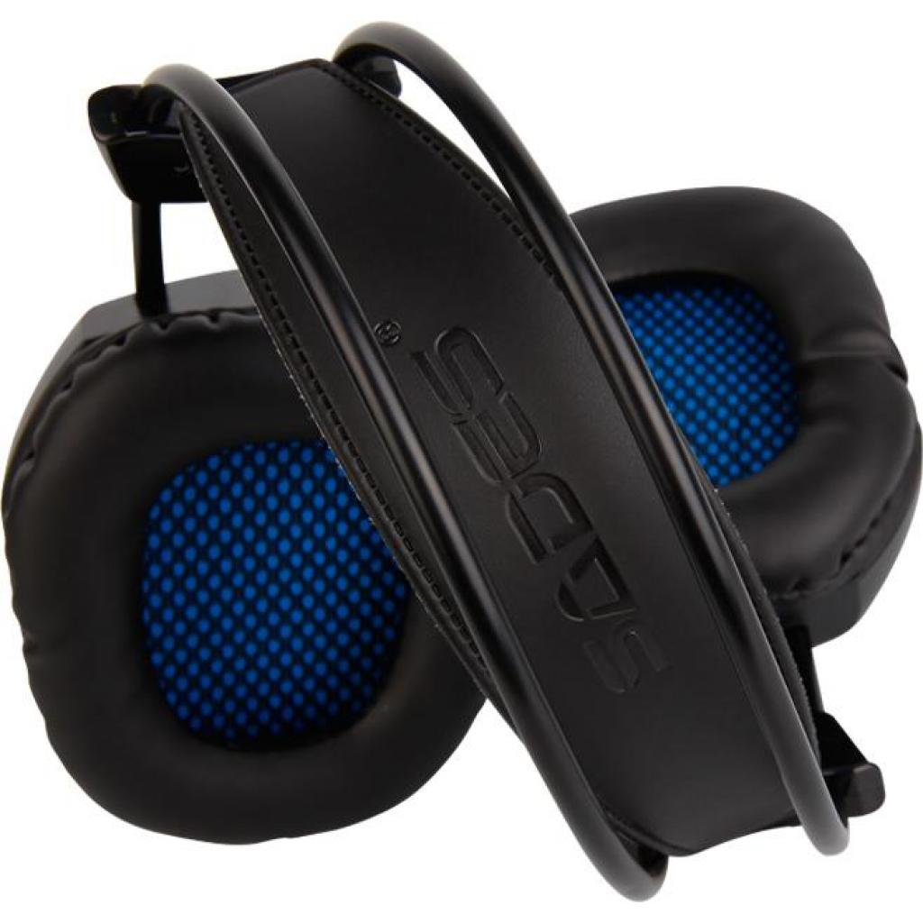Навушники Sades Xpower Black/Blue (SA706-B-BL) - зображення 7