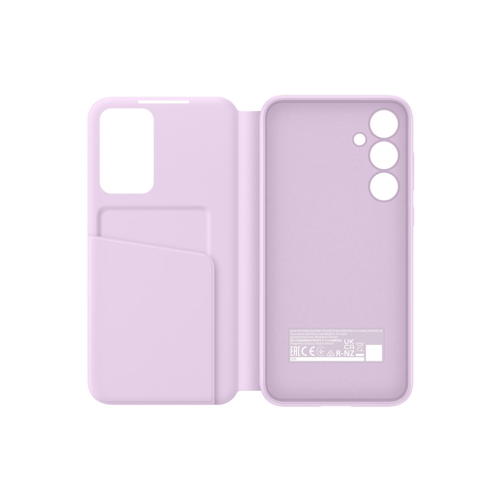 Чохол до мобільного телефона Samsung Galaxy A55 (A556) Smart View Wallet Case Violet (EF-ZA556CVEGWW) - зображення 5