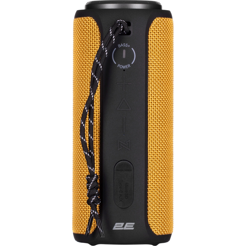 Акустична система 2E SoundXTube TWS MP3 Wireless WaterproofYellow (2E-BSSXTWYW) - зображення 2