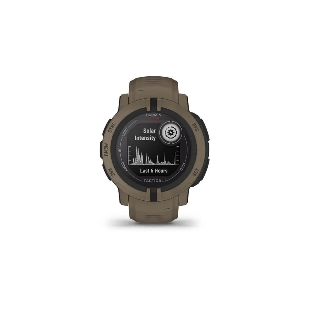 Смарт-годинник Garmin Instinct 2, Solar, Tactical Edition, Coyote Tan, GPS (010-02627-04) - зображення 2