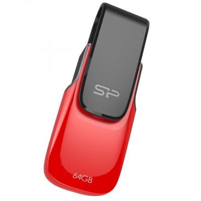 USB флеш накопичувач Silicon Power 64Gb Ultima U31 Red USB 2.0 (SP064GBUF2U31V1R) - зображення 2