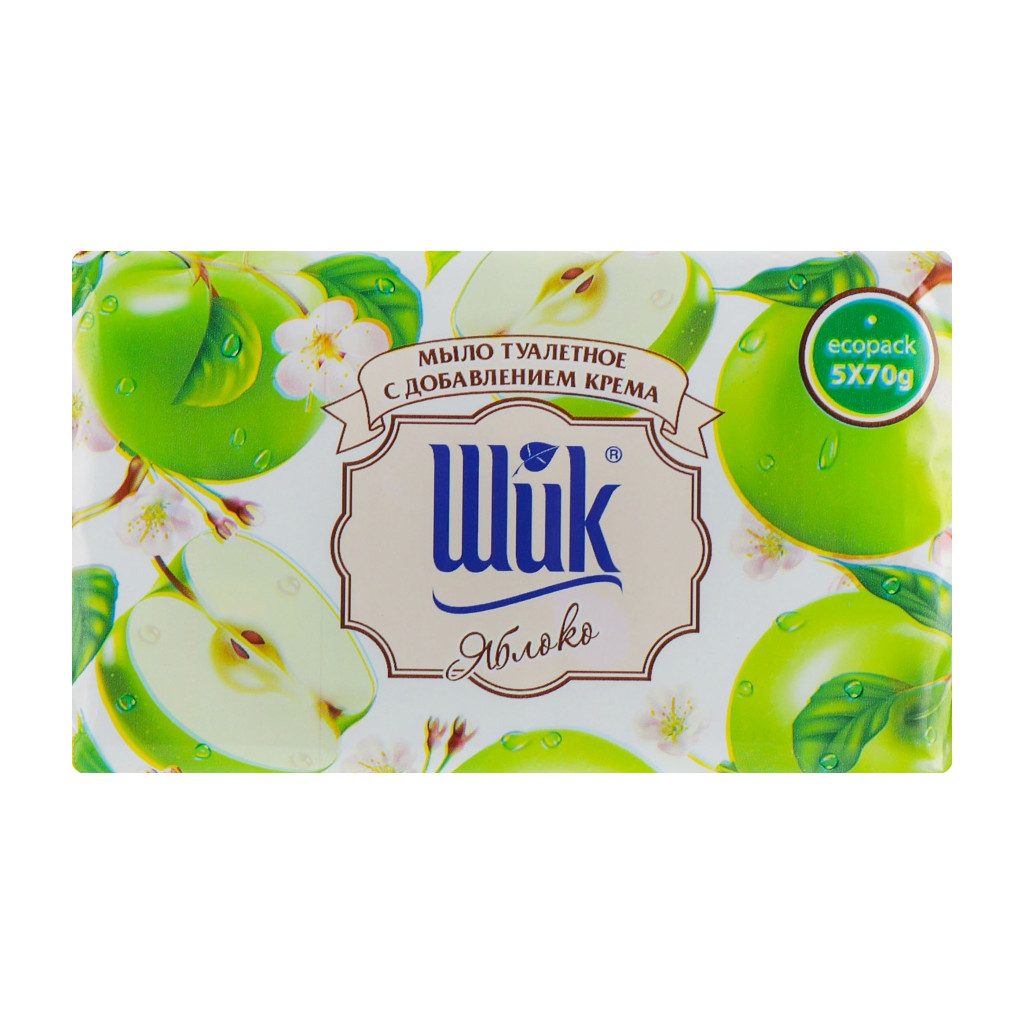 Тверде мило Shik Яблуко 5 х 70 г (4820023360457) - зображення 1