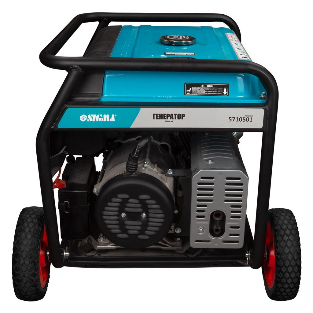 Генератор Sigma 8.0kW, 220-380В, 3 фаз. (5710501) - зображення 7