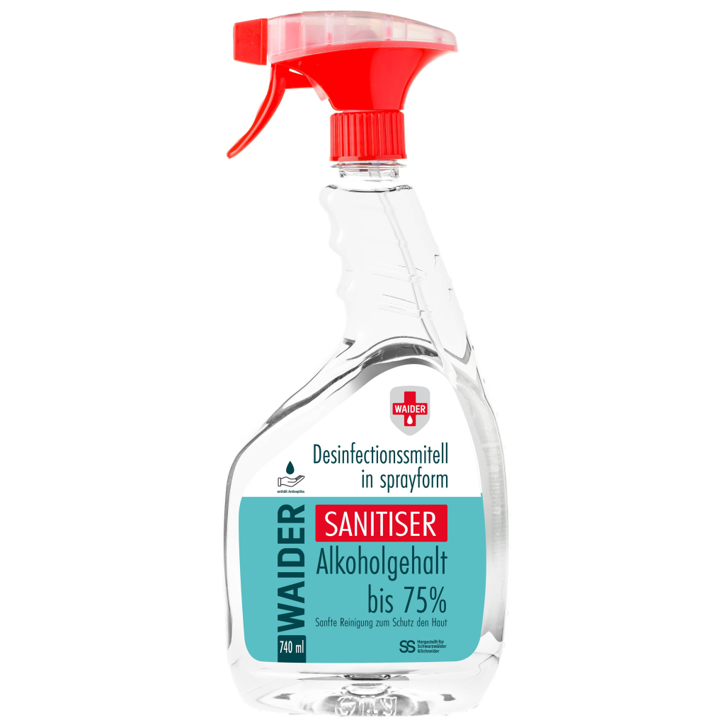 Антисептик для рук Waider Дезінфектор для тіла та твердих поверхонь 740 мл (4823098411024) - изображение 1