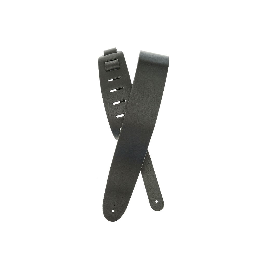 Ремінь для гітари D'Addario Basic Leather Strap Black (25BL00) - зображення 1