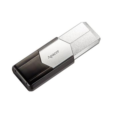 USB флеш накопичувач Apacer 64GB AH650 Silver USB 3.0 (AP64GAH650S-1) - зображення 2
